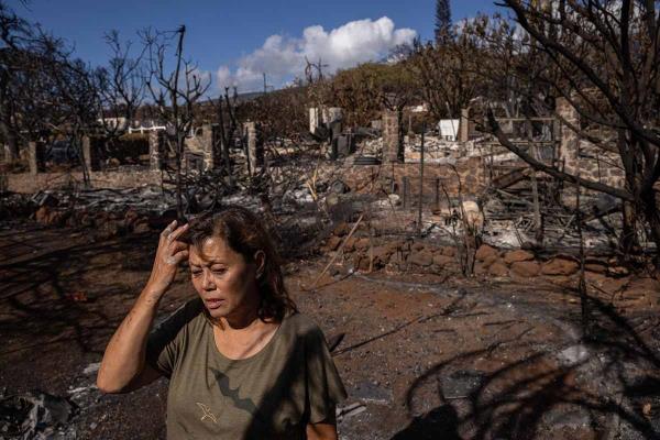 毛伊岛一个家庭的房子被烧毁，他们努力重建生活